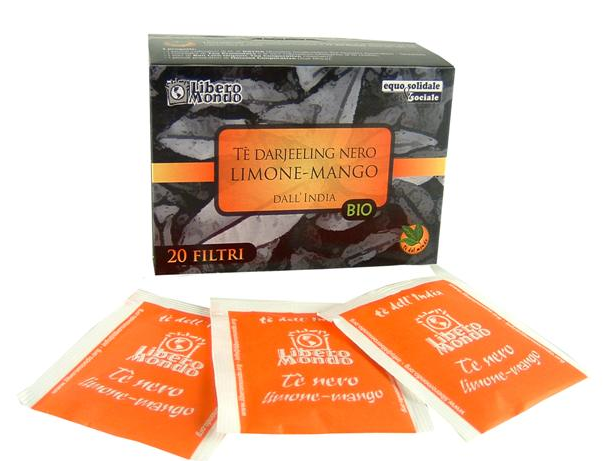 Té nero in filtri Limone Mango