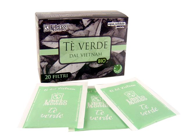 Té verde in filtri dal Vietnam